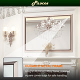 Bathroom Mirrors Wall Mounted Rectangle Vanity Cosmetic Makeup Mirror