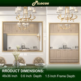 Bathroom Mirrors Wall Mounted Rectangle Vanity Cosmetic Makeup Mirror