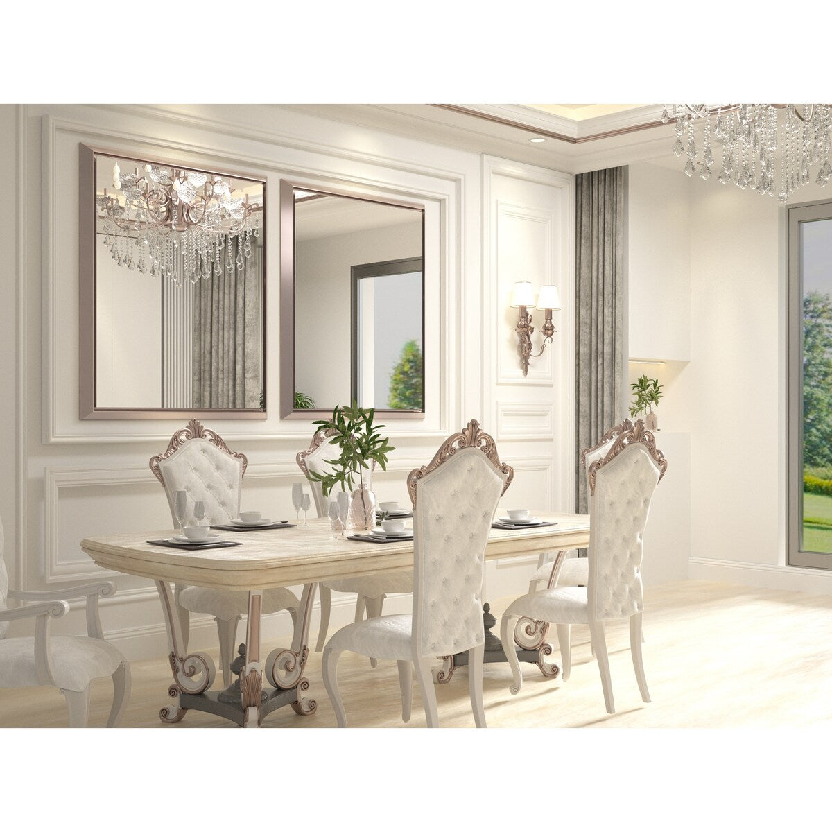 Bathroom Mirrors Wall Mounted Rectangle Vanity Cosmetic Makeup Mirror