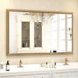Bathroom Mirrors Wall Mounted Rectangle Vanity Cosmetic Makeup Mirror