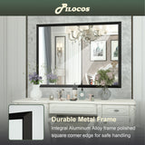 Bathroom Mirrors Wall Mounted Rectangle Vanity Cosmetic Makeup Mirror