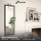 Bathroom Mirrors Wall Mounted Rectangle Vanity Cosmetic Makeup Mirror