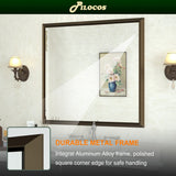 Bathroom Mirrors Wall Mounted Rectangle Vanity Cosmetic Makeup Mirror