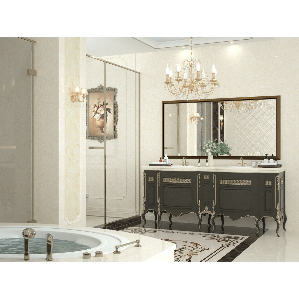 Bathroom Mirrors Wall Mounted Rectangle Vanity Cosmetic Makeup Mirror