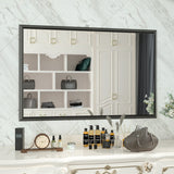 Bathroom Mirrors Wall Mounted Rectangle Vanity Cosmetic Makeup Mirror