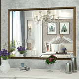 Bathroom Mirrors Wall Mounted Rectangle Vanity Cosmetic Makeup Mirror