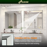 Bathroom Mirrors Wall Mounted Rectangle Vanity Cosmetic Makeup Mirror