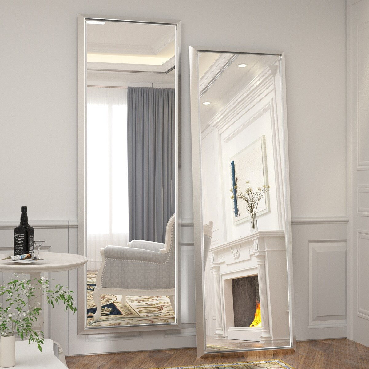 Bathroom Mirrors Wall Mounted Rectangle Vanity Cosmetic Makeup Mirror