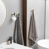 Bathroom Robe Hook Round Towel Hook in Stainless Steel(4-Pack)