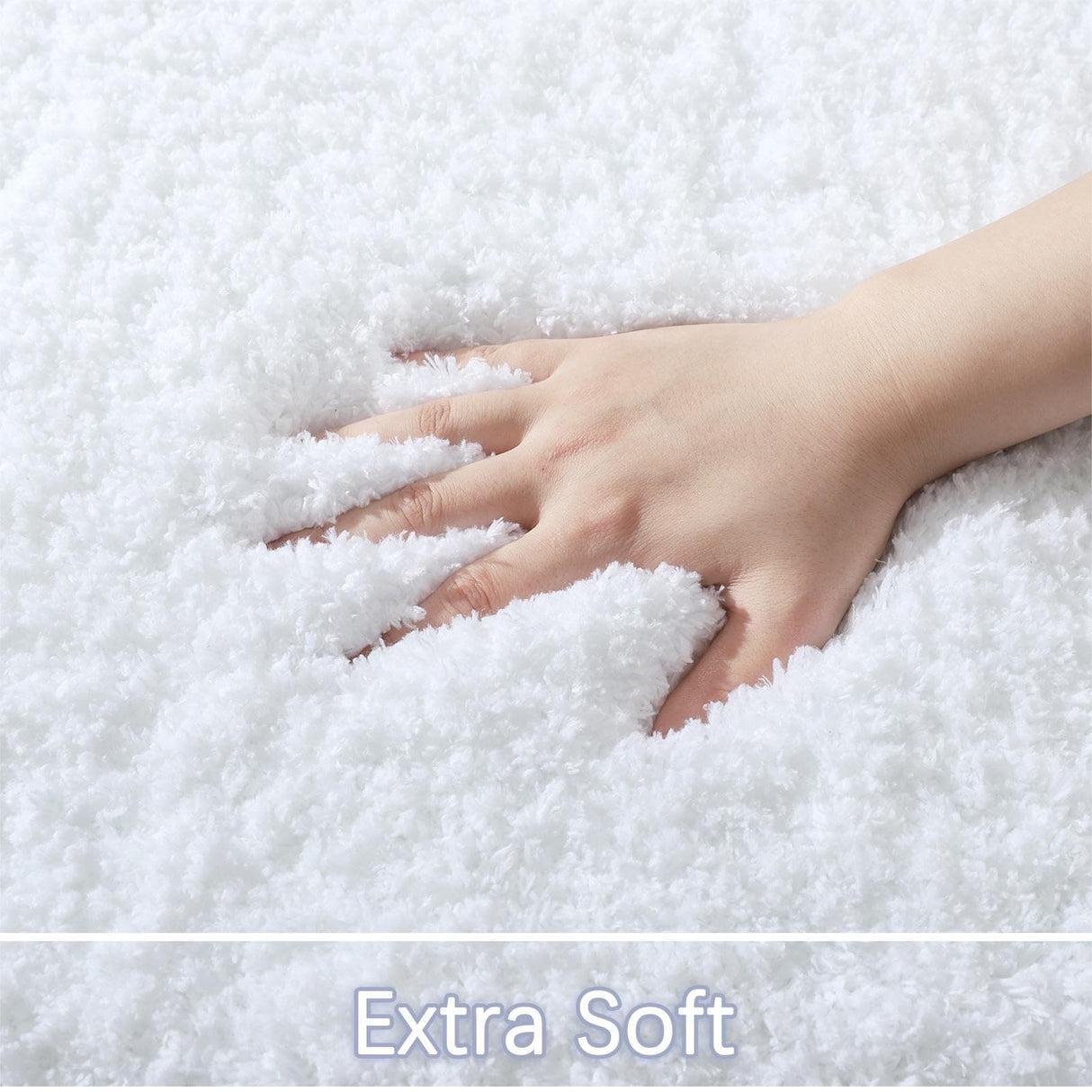 Bathroom Rug Runner 24x70 Inch, Soft Thick Microfiber Long Bath Rugs, Machine Washable, Shaggy Plush Non Slip Bath Mat