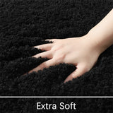 Bathroom Rug Runner 24x70 Inch, Soft Thick Microfiber Long Bath Rugs, Machine Washable, Shaggy Plush Non Slip Bath Mat