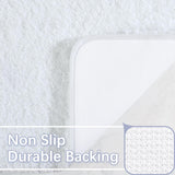 Bathroom Rug Runner 24x70 Inch, Soft Thick Microfiber Long Bath Rugs, Machine Washable, Shaggy Plush Non Slip Bath Mat