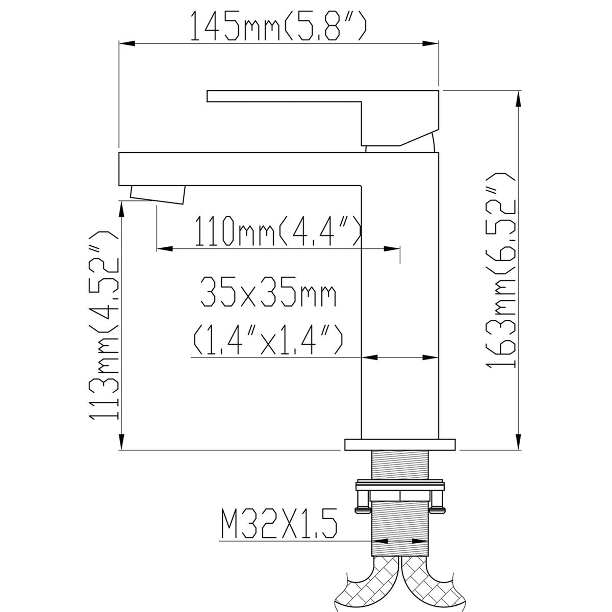 Bathroom Sink Faucet With Deck Plate