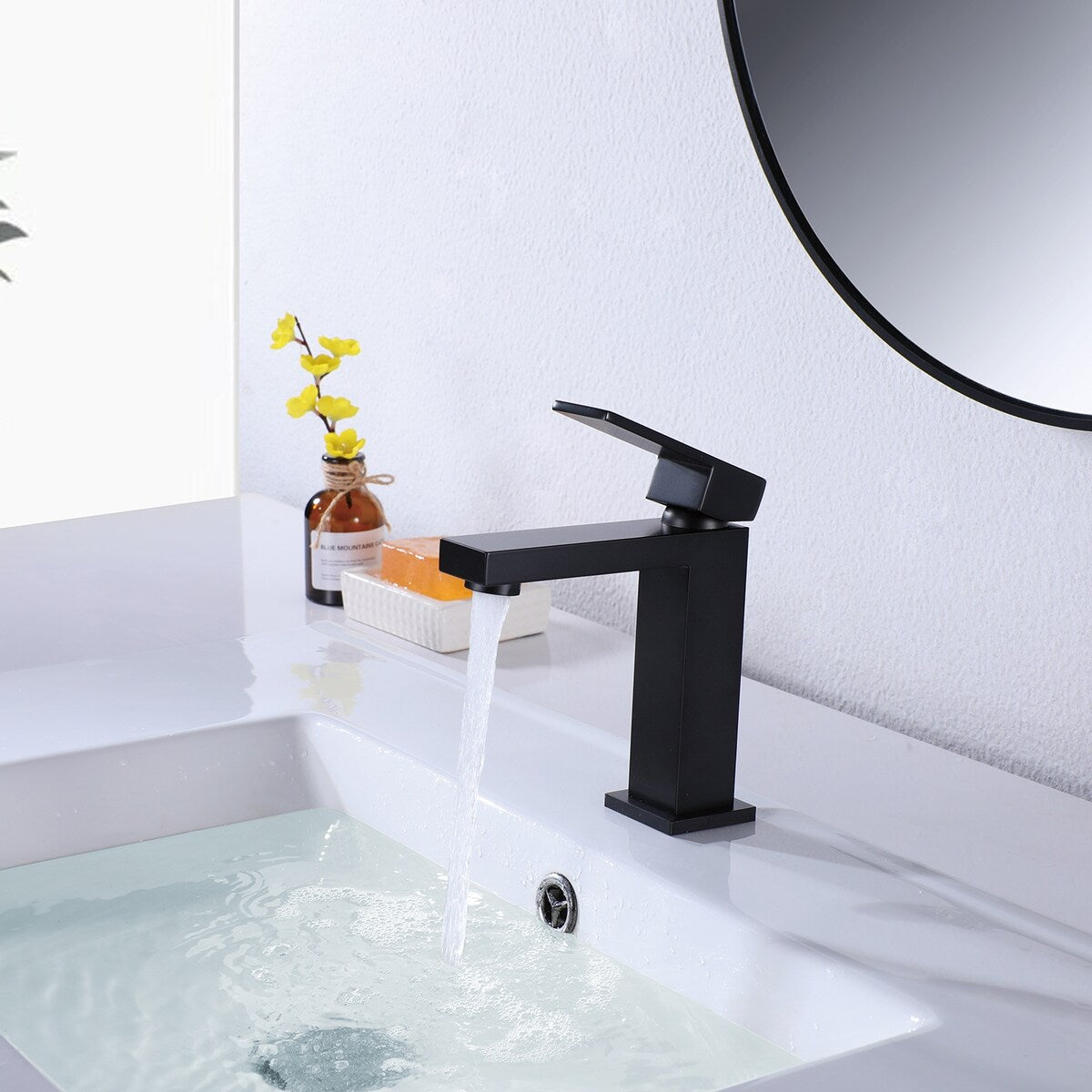 Bathroom Sink Faucet With Deck Plate