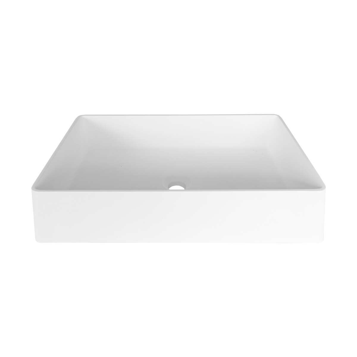 Bathroom Solid Surface Counter Top Wash Basin Sink - 21.45"