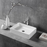 Bathroom Solid Surface Counter Top Wash Basin Sink - 21.45"