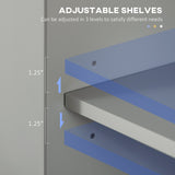 Bathroom Storage Cabinet with Countertop and Adjustable Shelf
