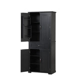 Bathroom Storage Cabinet with Doors and Drawer