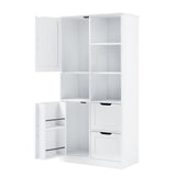 Bathroom Storage Cabinet with Doors and Drawers