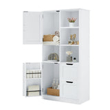 Bathroom Storage Cabinet with Doors and Drawers