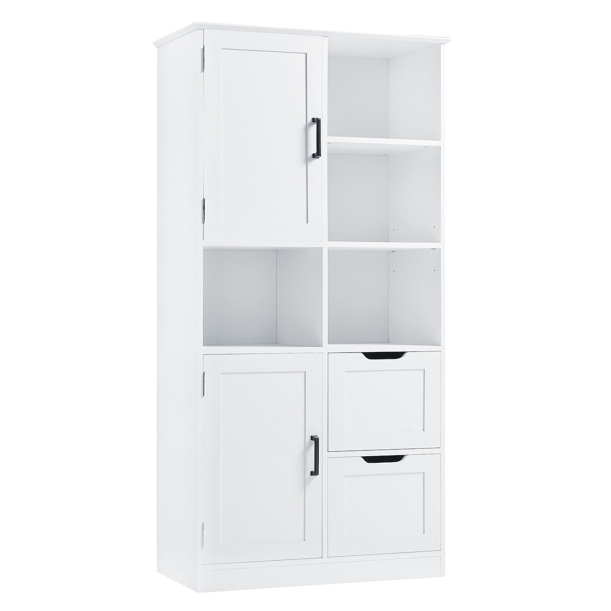 Bathroom Storage Cabinet with Doors and Drawers