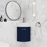Bathroom Vanity With Sink In 12/16 Inch, Floating Bathroom Vanity With Soft Close Door And Shelf