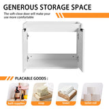 Bathroom Vanity With Sink In 24/30 Inch, Floating Bathroom Vanity With Soft Close Door