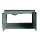 Bathroom Vanity With Sink In 24/30 Inch, Floating Bathroom Vanity With Soft Close Door