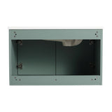Bathroom Vanity With Sink In 24/30 Inch, Floating Bathroom Vanity With Soft Close Door