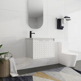 Bathroom Vanity With Sink In 24/30 Inch, Floating Bathroom Vanity With Soft Close Door