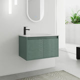Bathroom Vanity With Sink In 24/30 Inch, Floating Bathroom Vanity With Soft Close Door