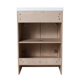 Bathroom Vanity With Sink In 24/30/36 Inch, Freestanding Bathroom Vanity With Soft Close Door and Adjustable Shelf