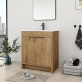 Bathroom Vanity With Sink In 24/30/36 Inch, Freestanding Bathroom Vanity With Soft Close Door and Adjustable Shelf