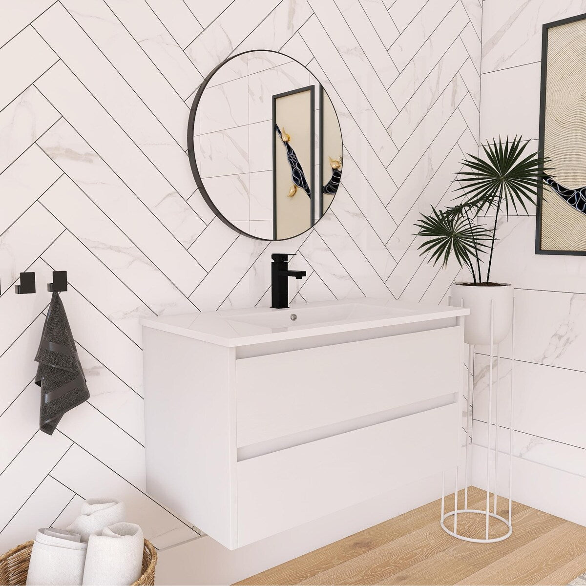 Bathroom Vanity with 2/3 Soft Close drawers