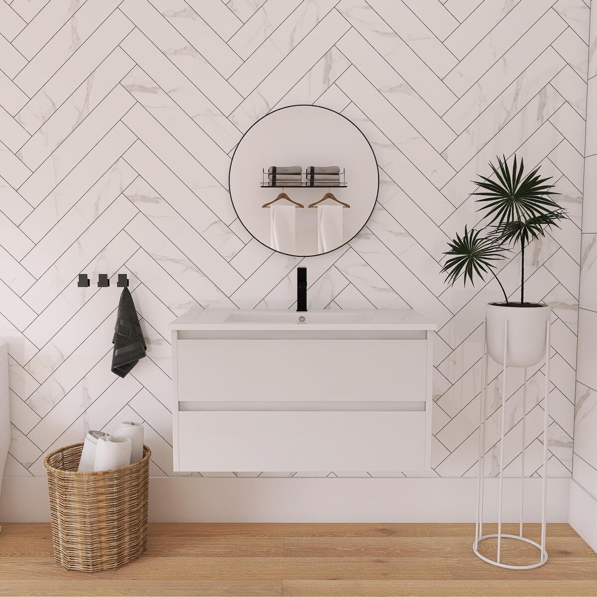 Bathroom Vanity with 2/3 Soft Close drawers