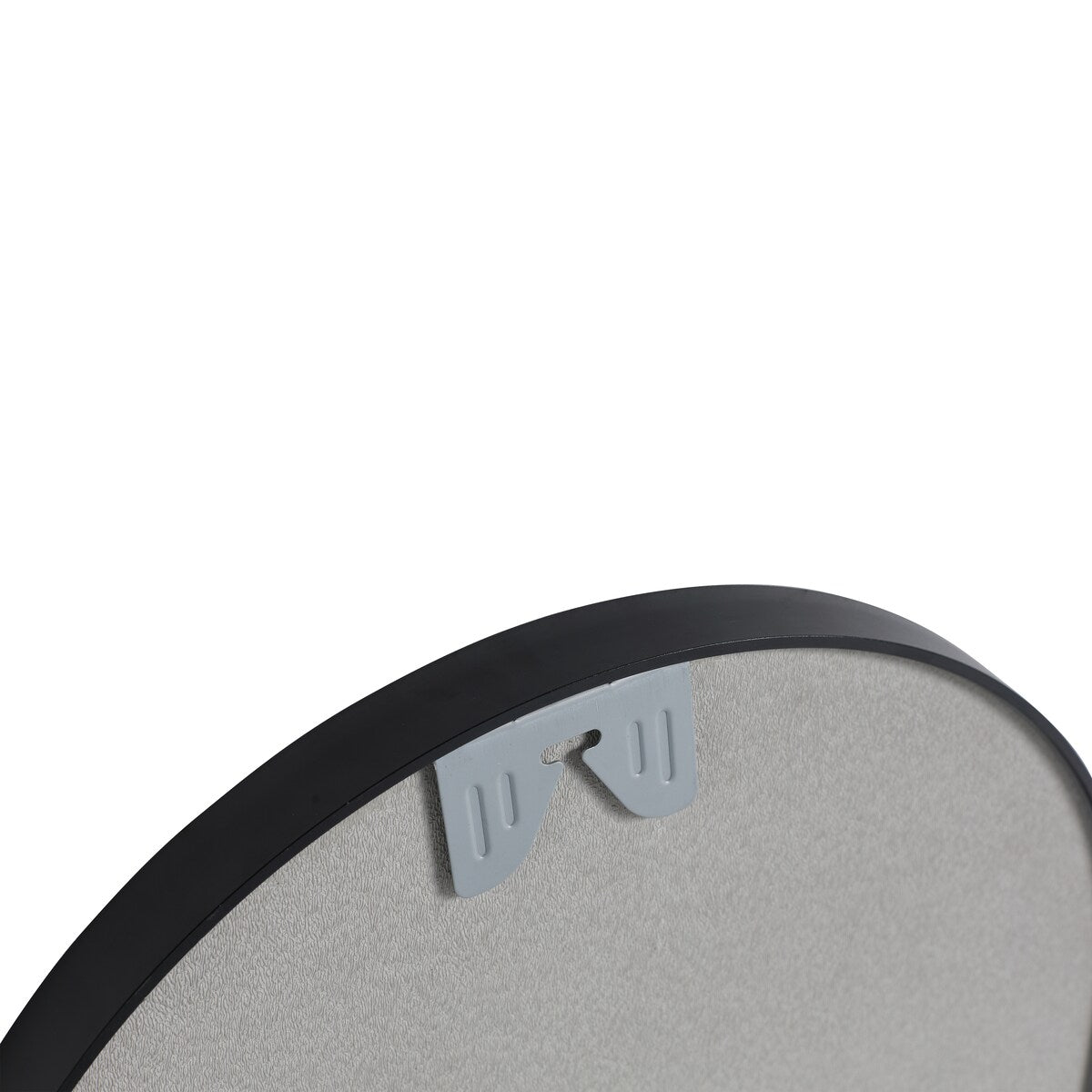 Bathroom Wall-Mounted Mirror with Black Aluminum Frame