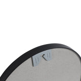 Bathroom Wall-Mounted Mirror with Black Aluminum Frame