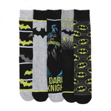 Batman Dark Knight 5Pair Pack Of Crew Socks