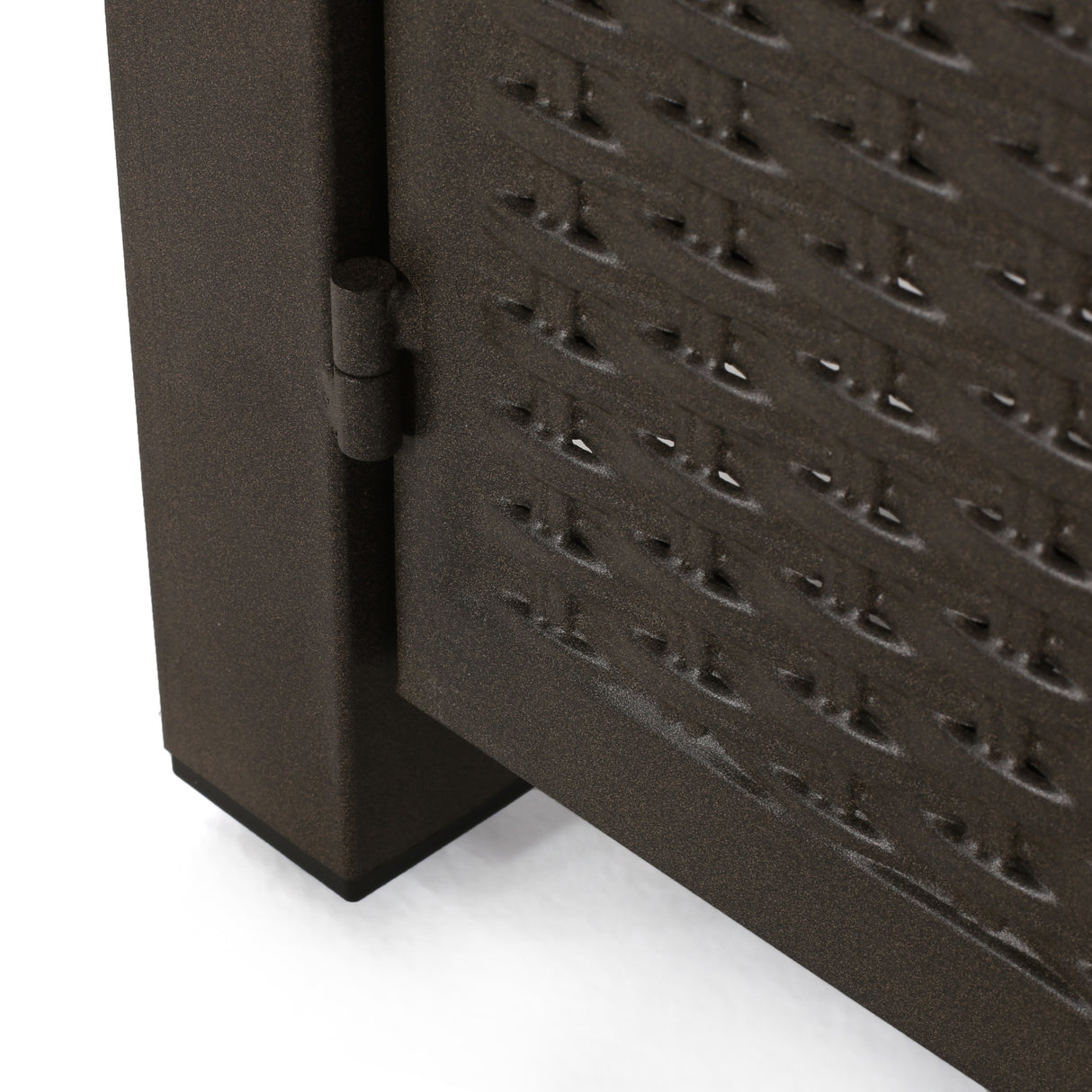 Baton Outdoor Outdoor 40,000 BTU Iron Square Fire Pit by Christopher Knight Home