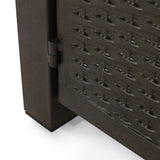 Baton Outdoor Outdoor 40,000 BTU Iron Square Fire Pit by Christopher Knight Home