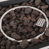 Baton Outdoor Outdoor 40,000 BTU Iron Square Fire Pit by Christopher Knight Home