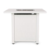 Baton Outdoor Outdoor 40,000 BTU Iron Square Fire Pit by Christopher Knight Home