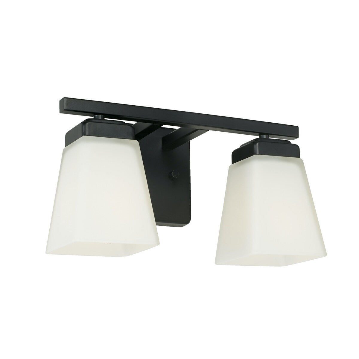 Baxley 13-inch 2-light Bath/ Vanity Fixture w/ Soft White Glass
