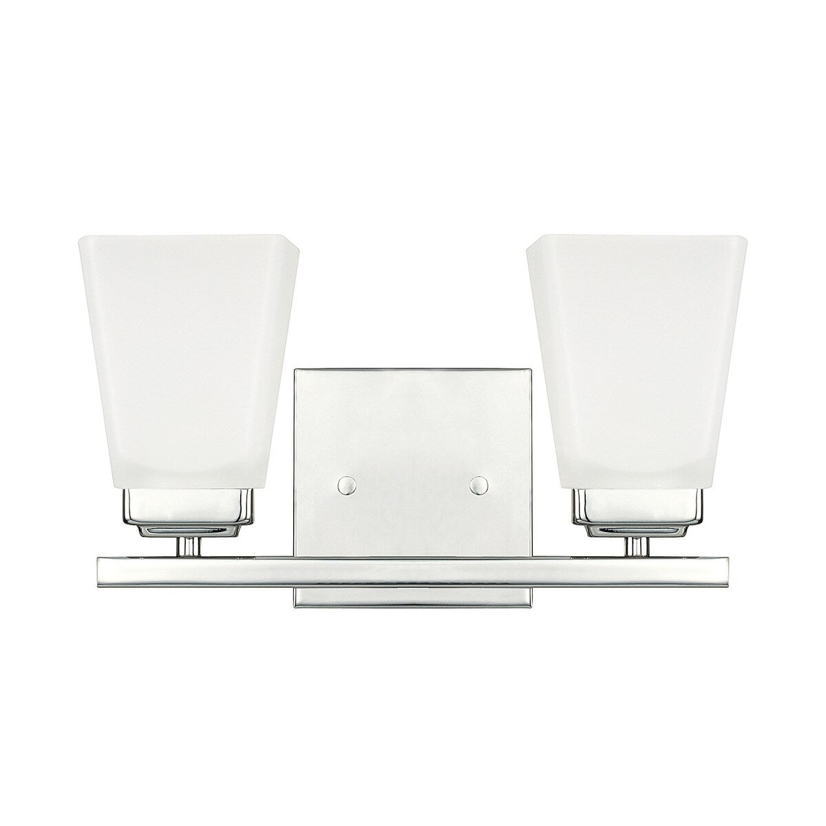Baxley 13-inch 2-light Bath/ Vanity Fixture w/ Soft White Glass