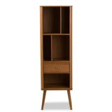 Baxton Studio Ellingham Mid-century Retro Modern 1-drawer Sideboard Storage Cabinet Bookcase Organizer
