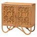 Baylor Bohemian Light Honey Rattan Storage Cabinet