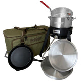 Bayou Classic Fish Camp Kit Features 10-qt Aluminum Fish Cooker w/ Perforated Aluminum Basket