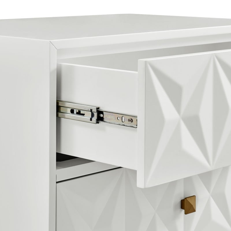 Bea Five Drawer Geo Dresser Chest