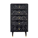 Bea Five Drawer Geo Dresser Chest