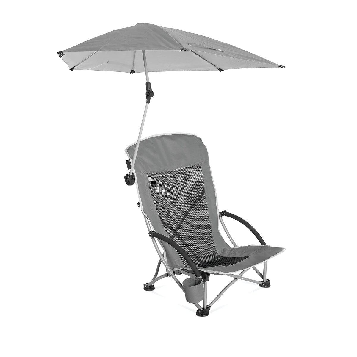 Beach Chair with UPF 50+ Adjustable Umbrella